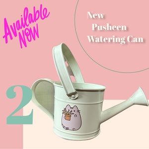 New with tags cottagecore kawaii sage green pusheen watering can cute cat